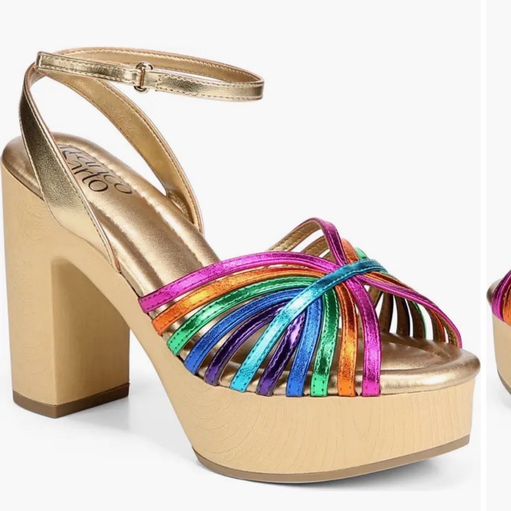 Franco Sarto. Willow Ankle Strap Platform Sandal (Women)
